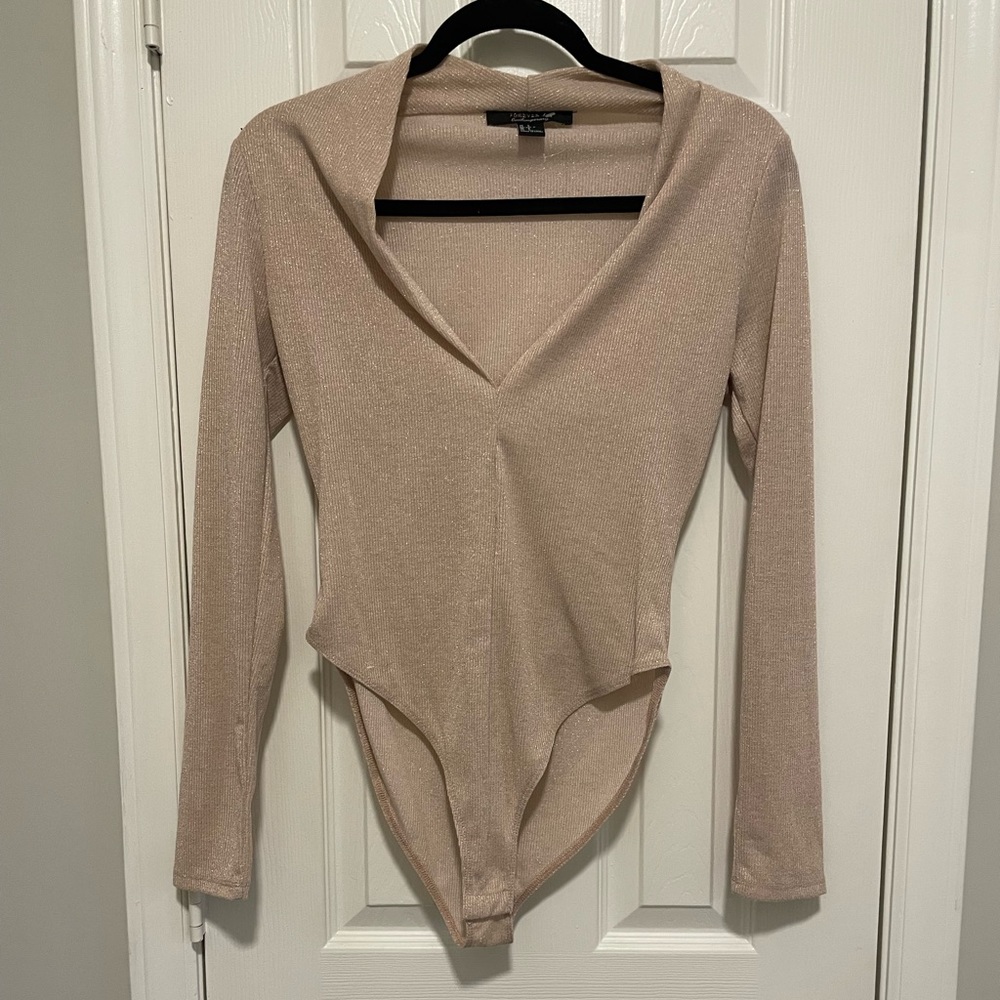 Blush bodysuit, large. New without tags
